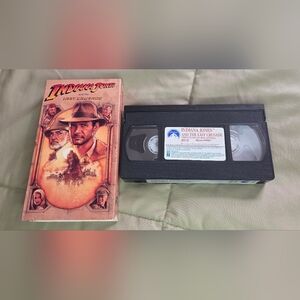 Indiana Jones and the Last Crusade VHS Tape (1989) – Vintage Paramount